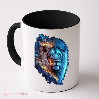 Lion On Fire Cool Graphic Coffee Mug
