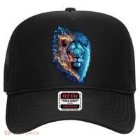 Lion On Fire Cool Graphic Hat thumb 0