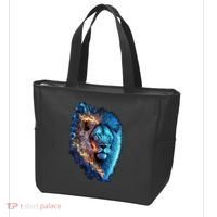 Lion On Fire Cool Graphic Tote Bag thumb 3