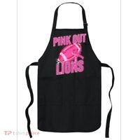Lions Out Football Tackle Breast Cancer Apron thumb 0