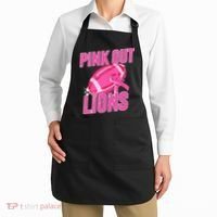 Lions Out Football Tackle Breast Cancer Apron thumb 2