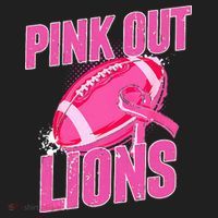 Lions Out Football Tackle Breast Cancer Beanie thumb 2