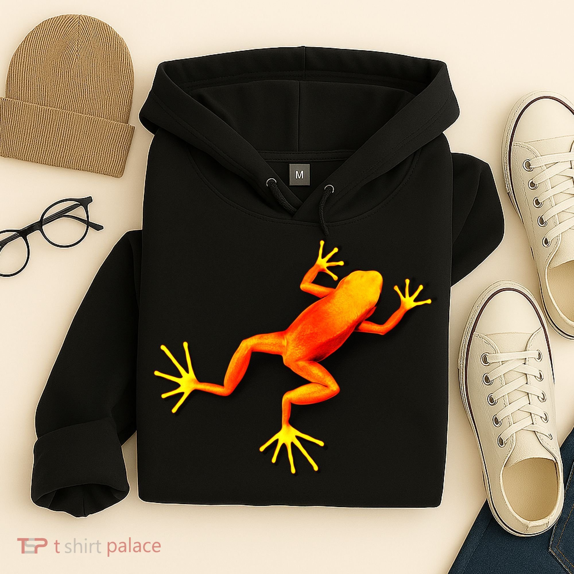 Little Orange Frog Hoodie