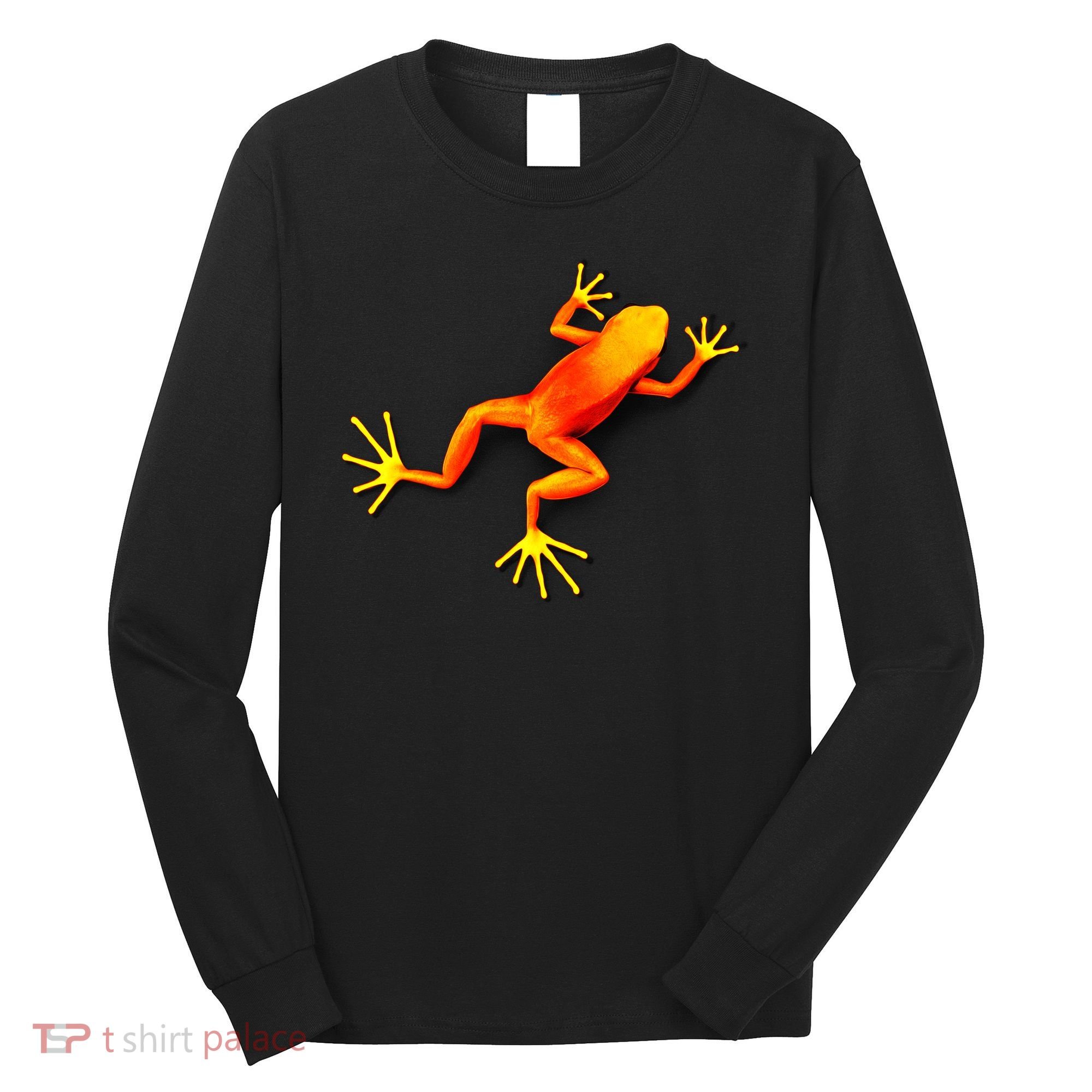 Little Orange Frog Long Sleeve Shirt