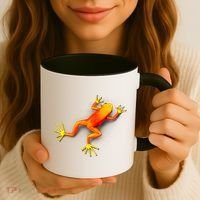 Little Orange Frog Coffee Mug thumb 3