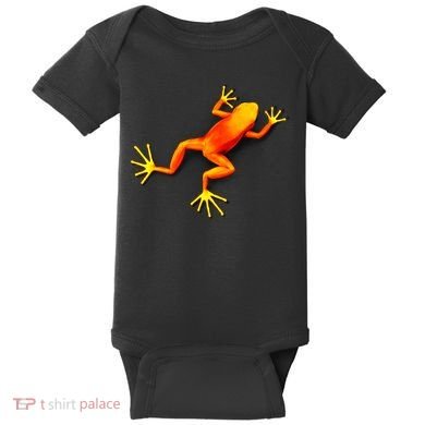 Little Orange Frog Baby Bodysuit