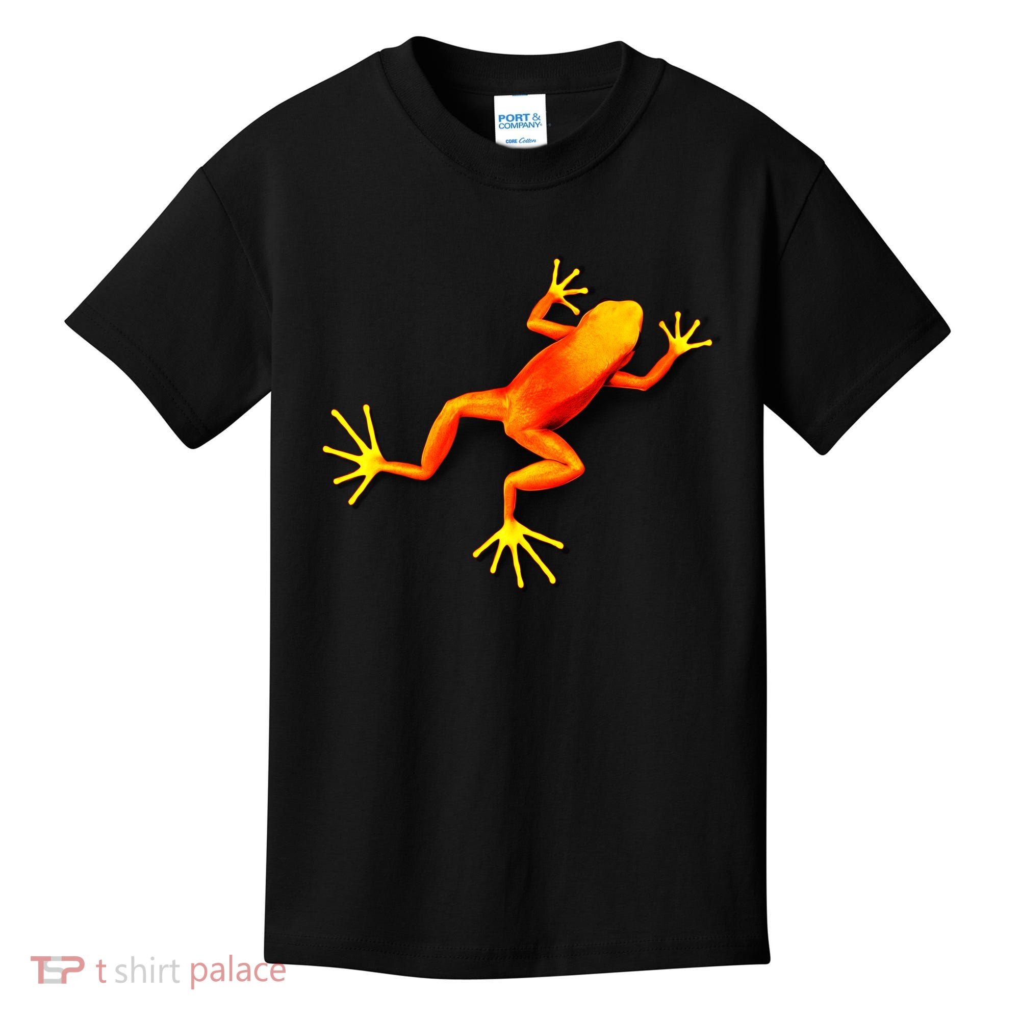 Little Orange Frog Kids T-Shirt