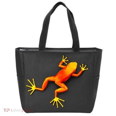 Little Orange Frog Tote Bag