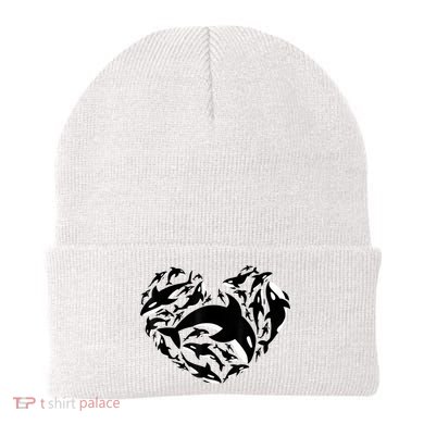 Love Orca Gifts Killer Whale Beanie