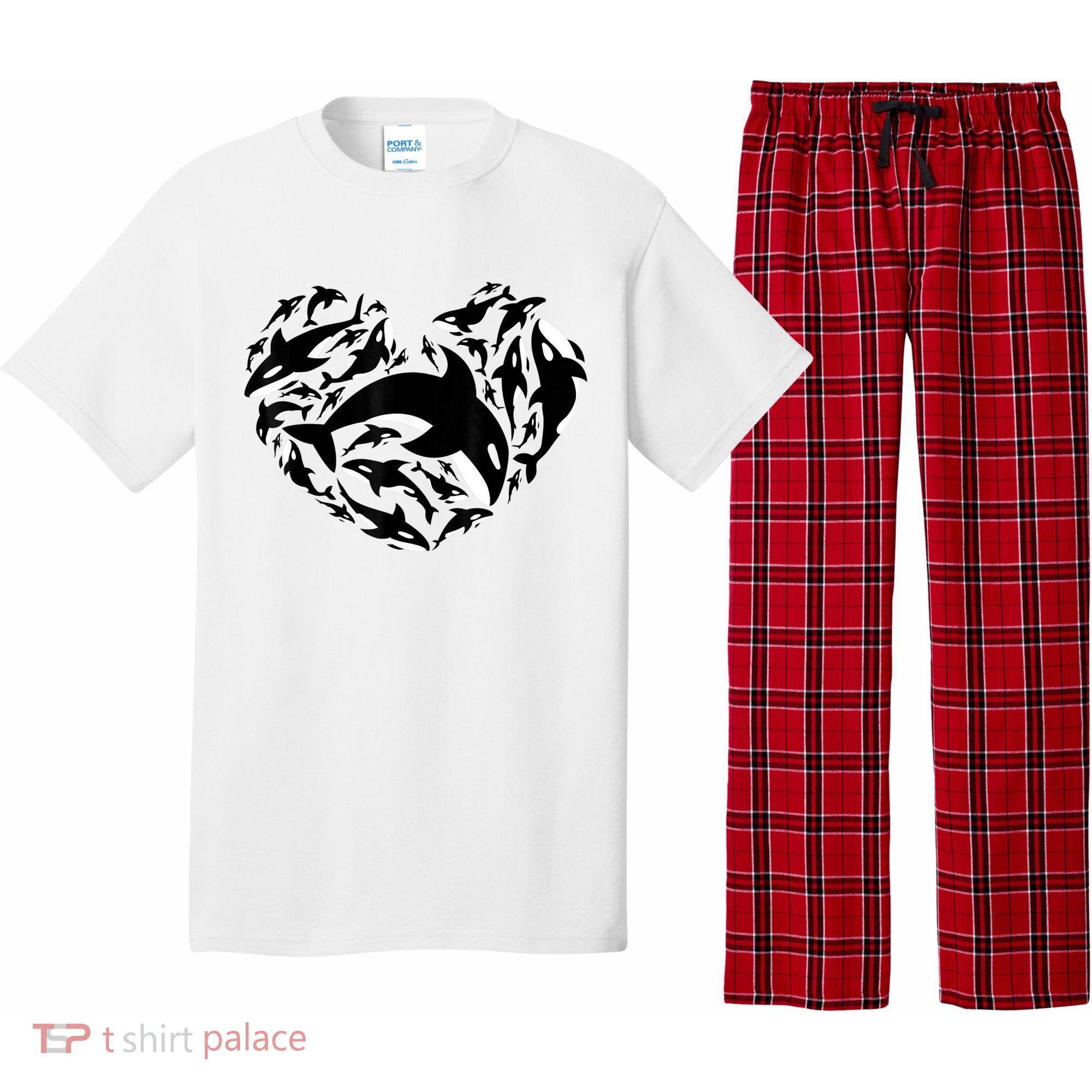Love Orca Gifts Killer Whale Pajama Set