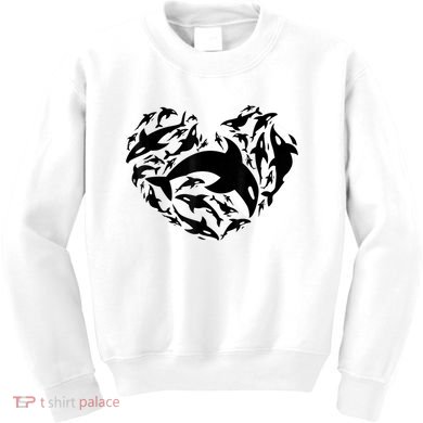 Love Orca Gifts Killer Whale Kids Sweatshirt