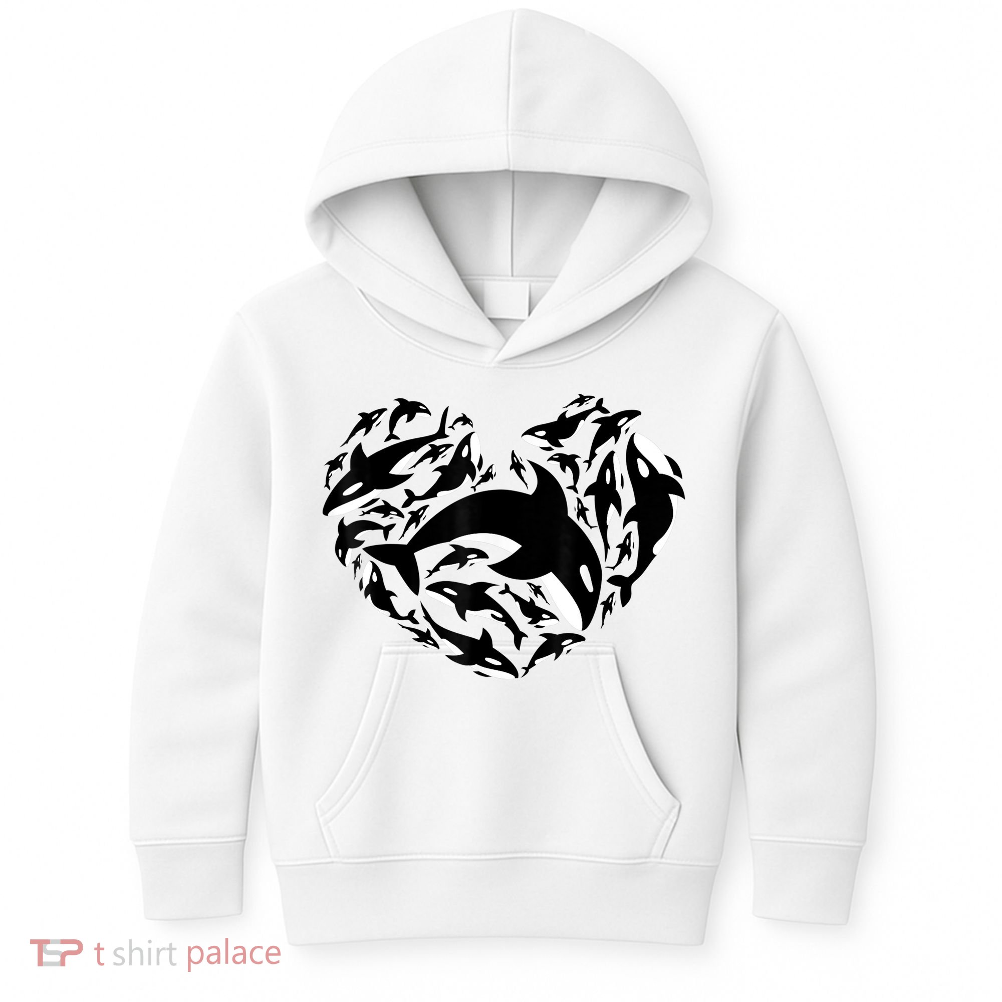 Love Orca Gifts Killer Whale Kids Hoodie