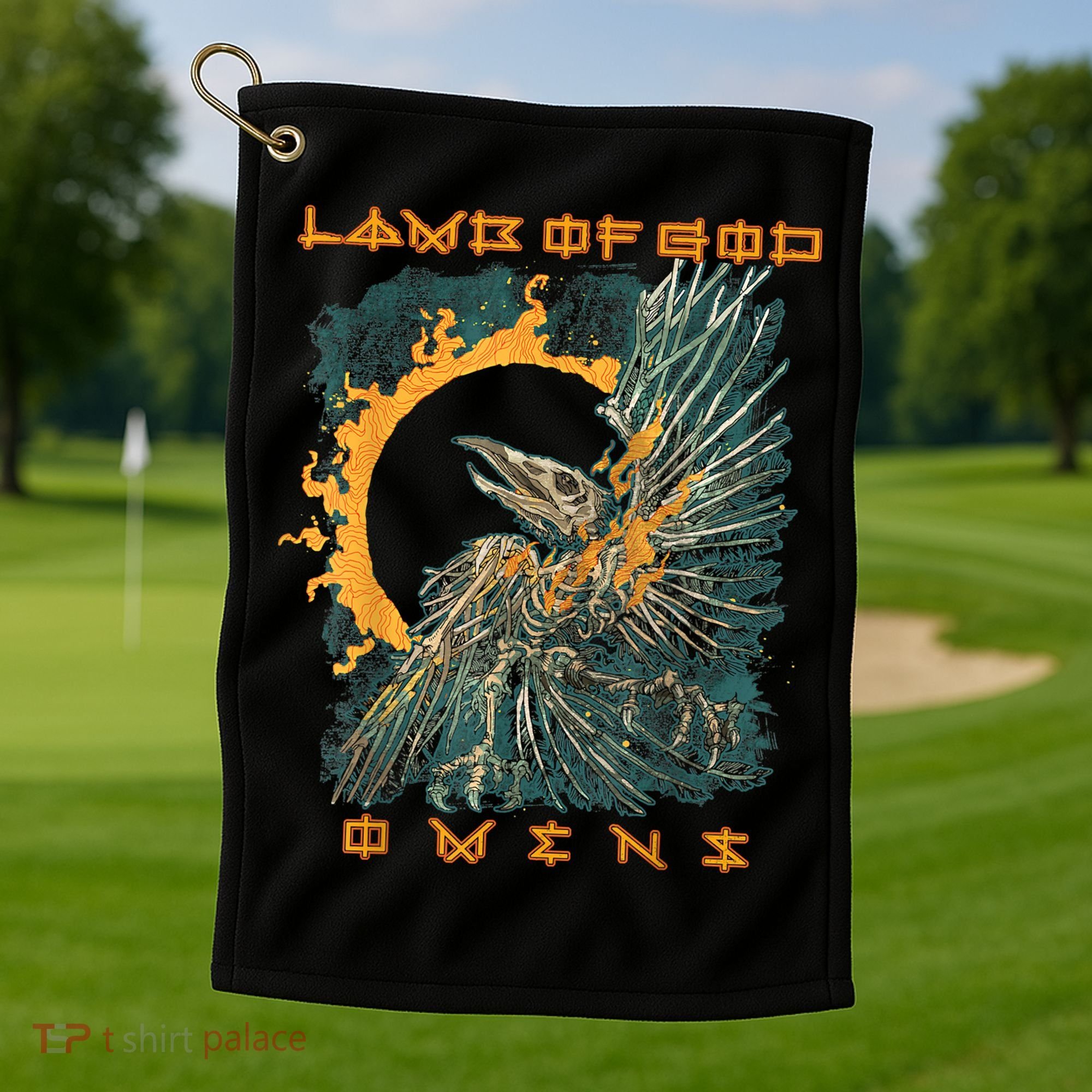 Lamb Of God – Omens Birdbox Golf Towel