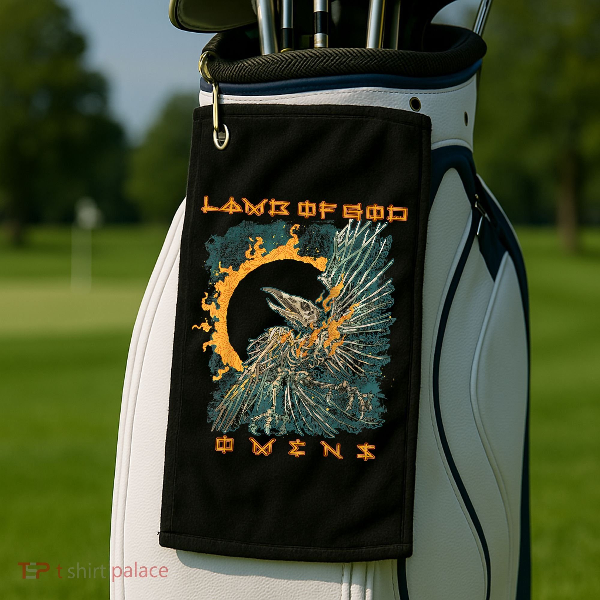 Lamb Of God – Omens Birdbox Golf Towel