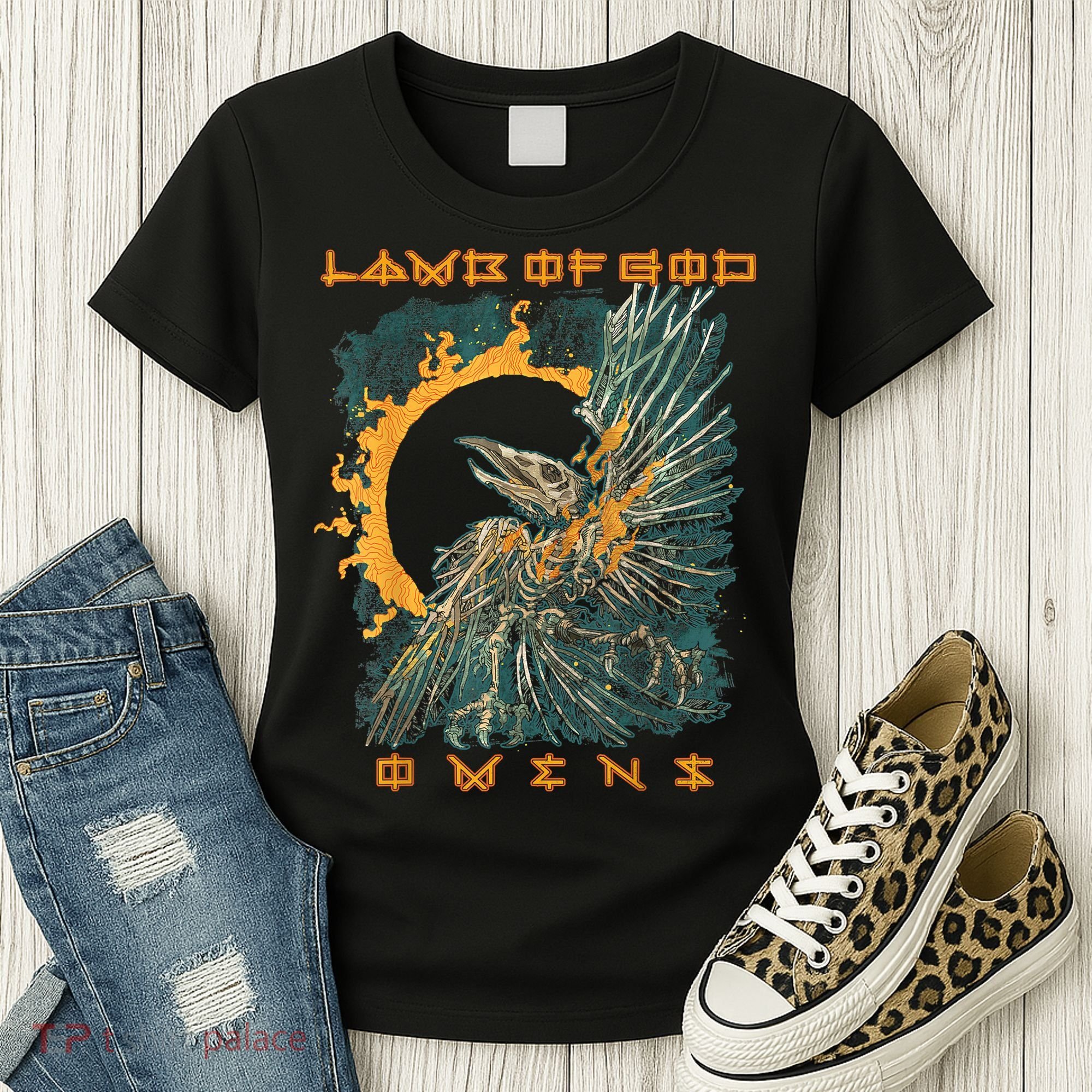 Lamb Of God – Omens Birdbox Women's T-Shirt