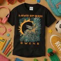 Lamb Of God – Omens Birdbox Kids T-Shirt thumb 3