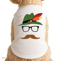 Lederhosen Oktoberfest German Face Glasses Halloween Costume Doggie Tank thumb 0