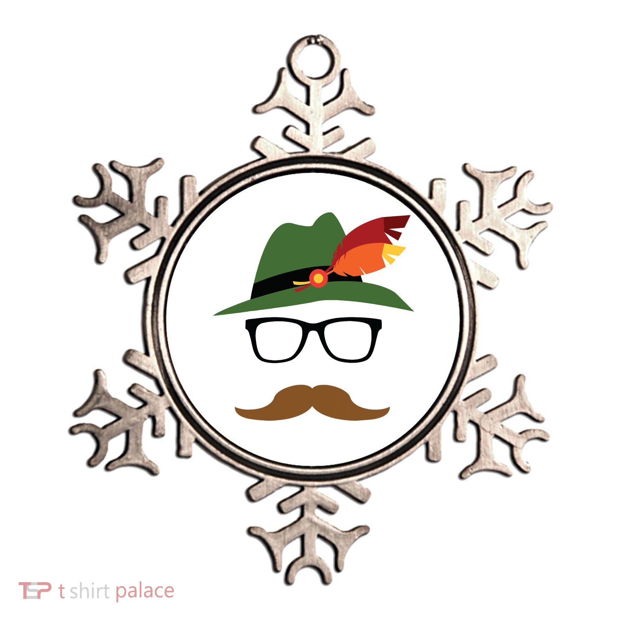Lederhosen Oktoberfest German Face Glasses Halloween Costume Ornament
