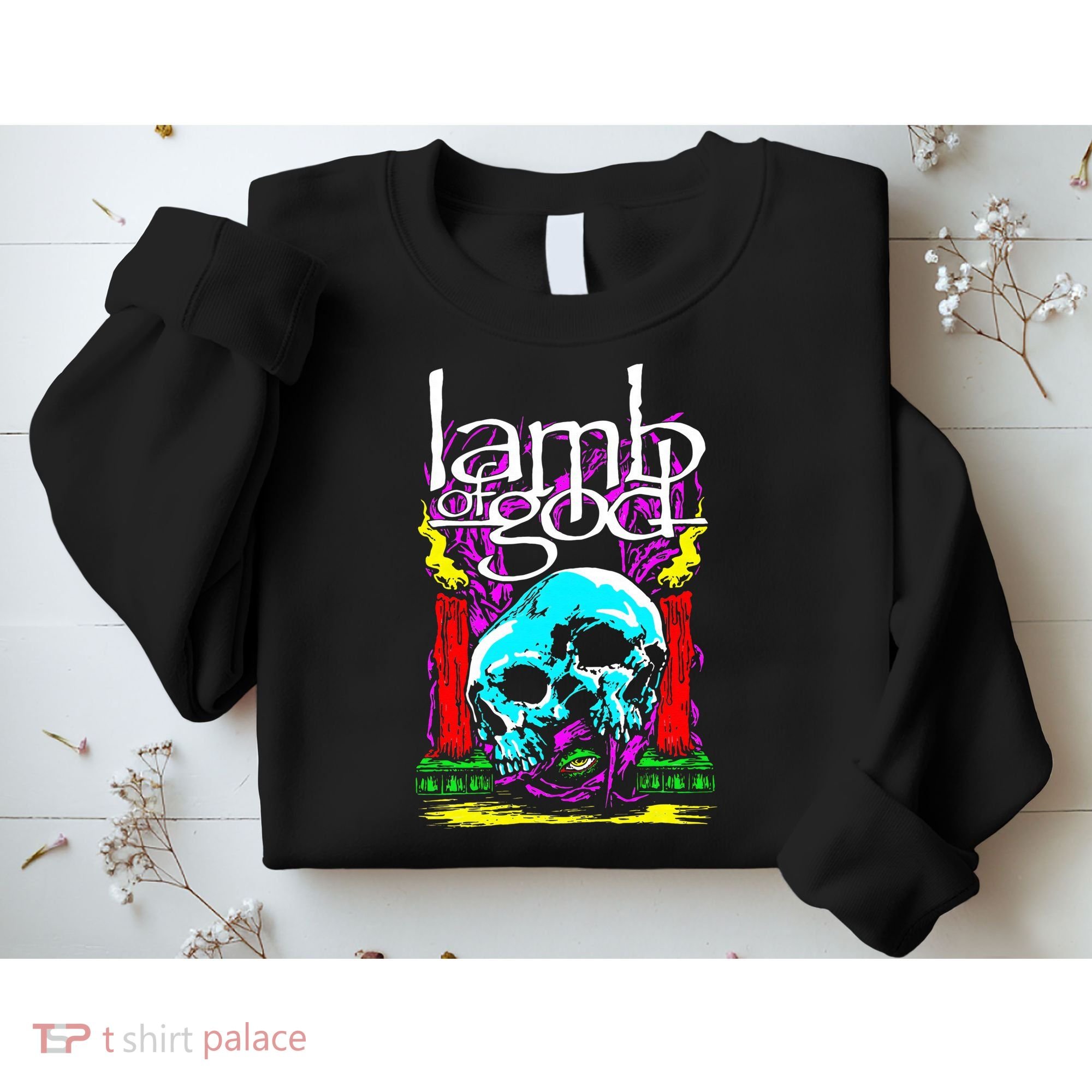 Lamb of God – Candle Skull Sweatshirt