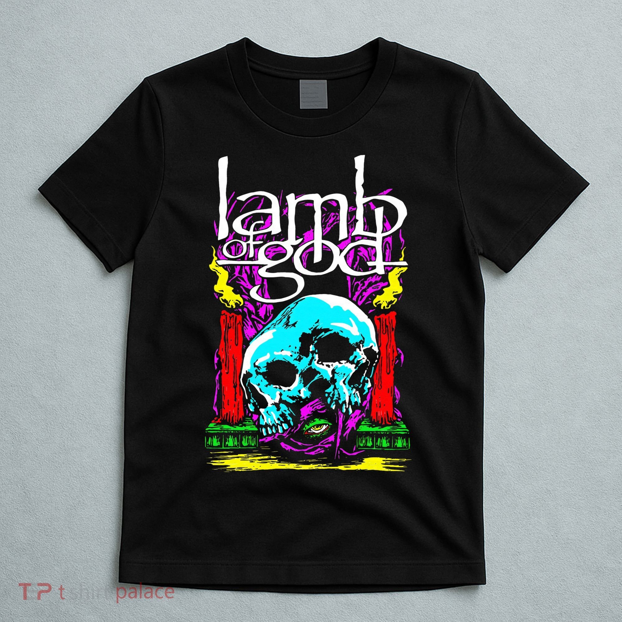 Lamb of God – Candle Skull T-Shirt