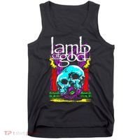 Lamb of God – Candle Skull Tank Top thumb 0