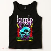Lamb of God – Candle Skull Tank Top thumb 2