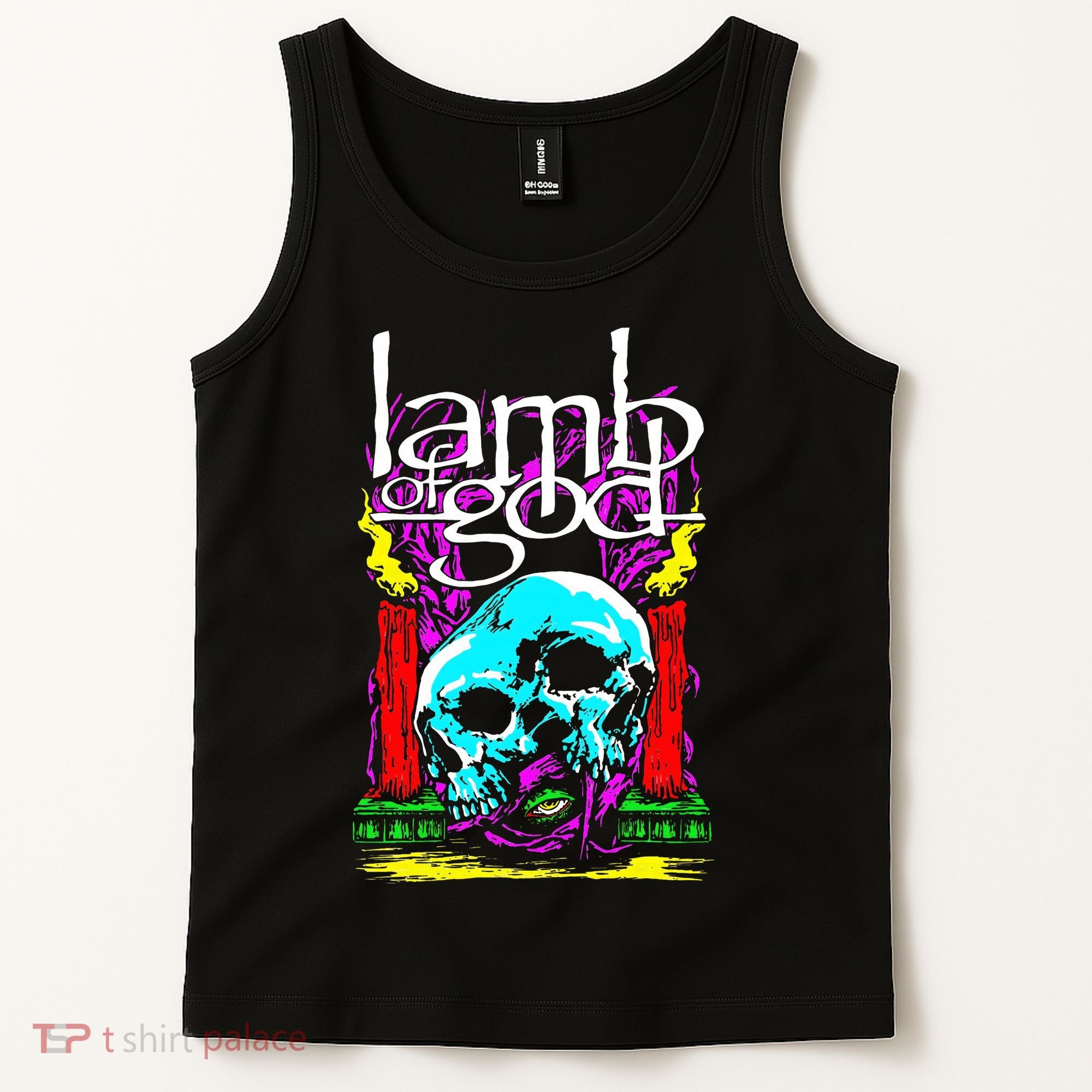 Lamb of God – Candle Skull Tank Top