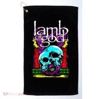 Lamb of God – Candle Skull Golf Towel thumb 0