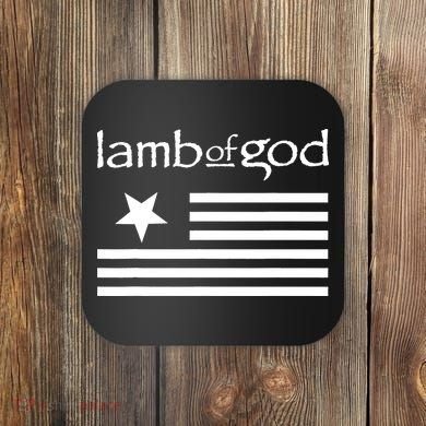 Lamb of God – Flag Coaster