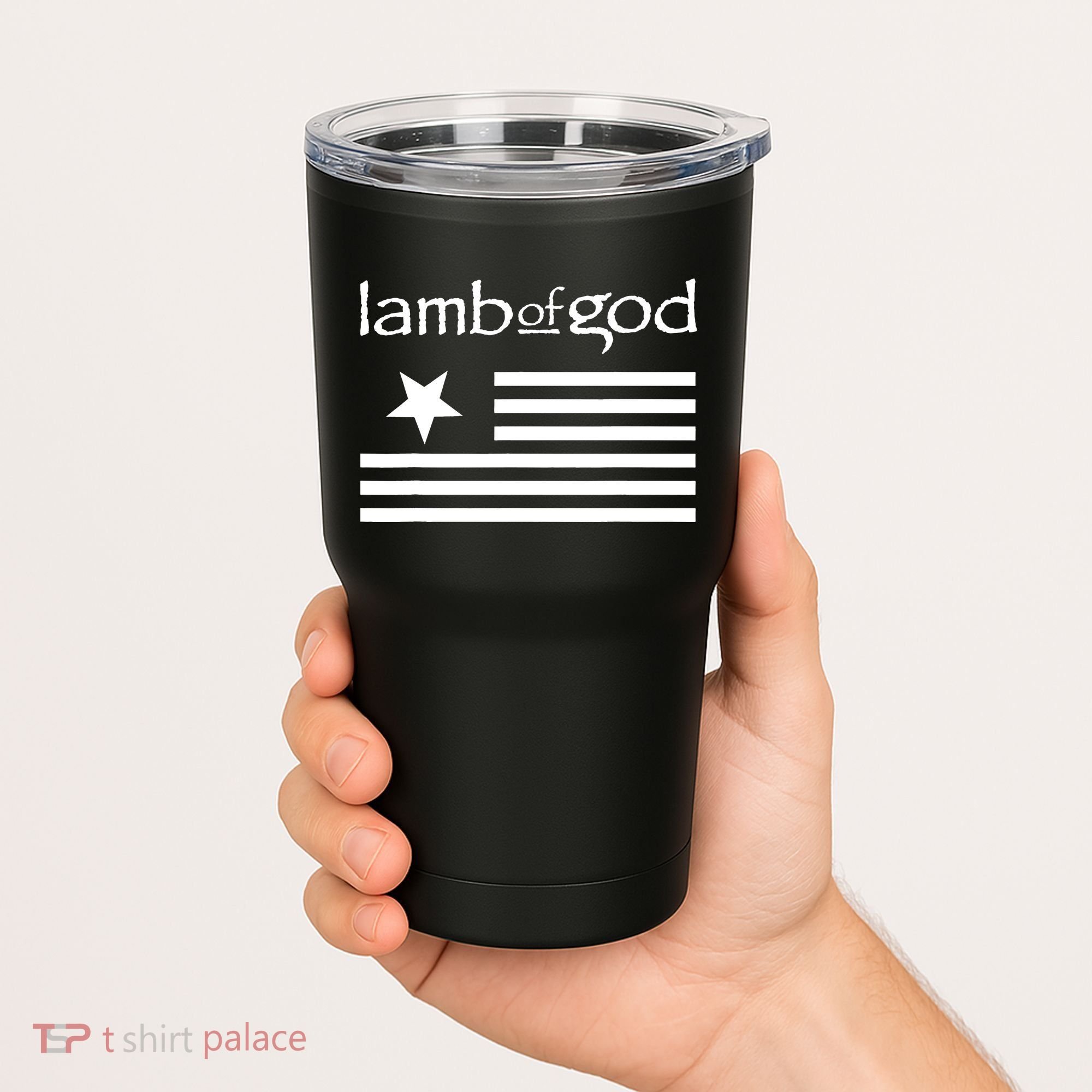 Lamb of God – Flag Tumbler