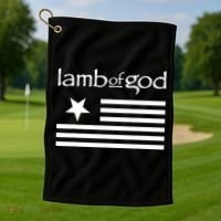 Lamb of God – Flag Golf Towel thumb 1