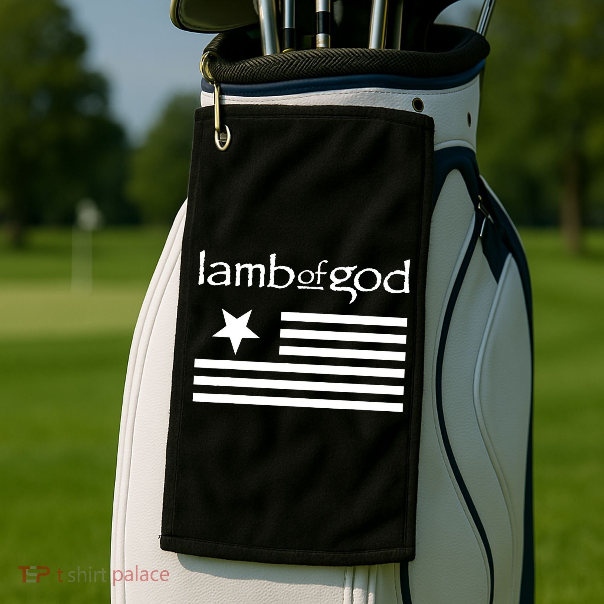 Lamb of God – Flag Golf Towel