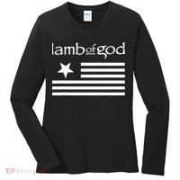 Lamb of God – Flag Women's Long Sleeve Shirt thumb 0
