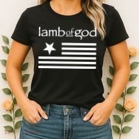 Lamb of God – Flag Women's T-Shirt thumb 2