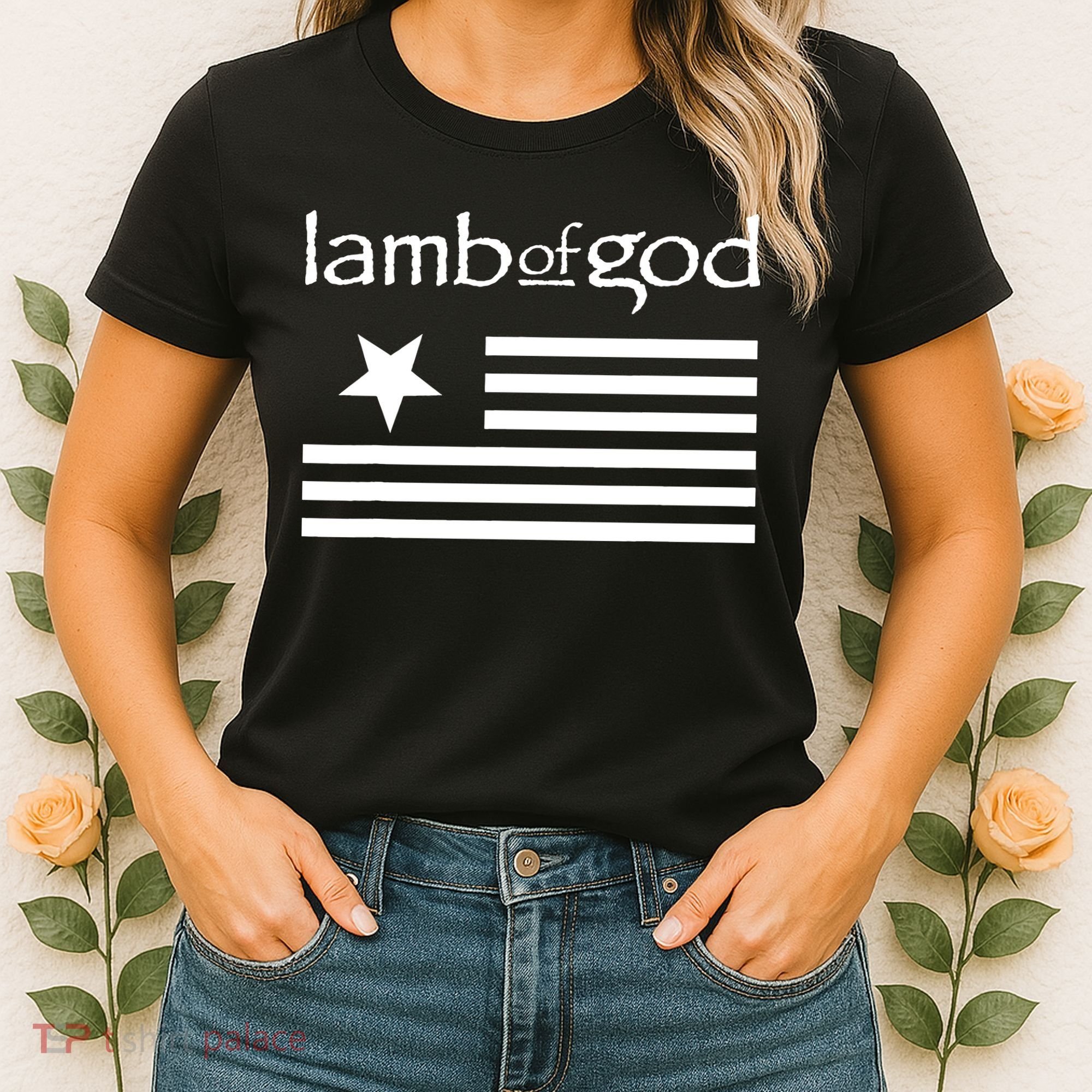 Lamb of God – Flag Women's T-Shirt