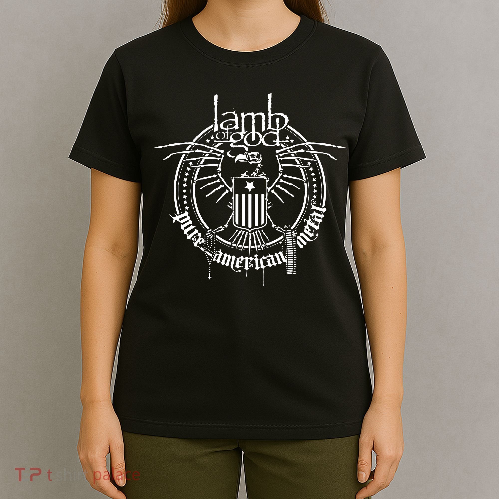 Lamb of God – Skeleton Eagle T-Shirt