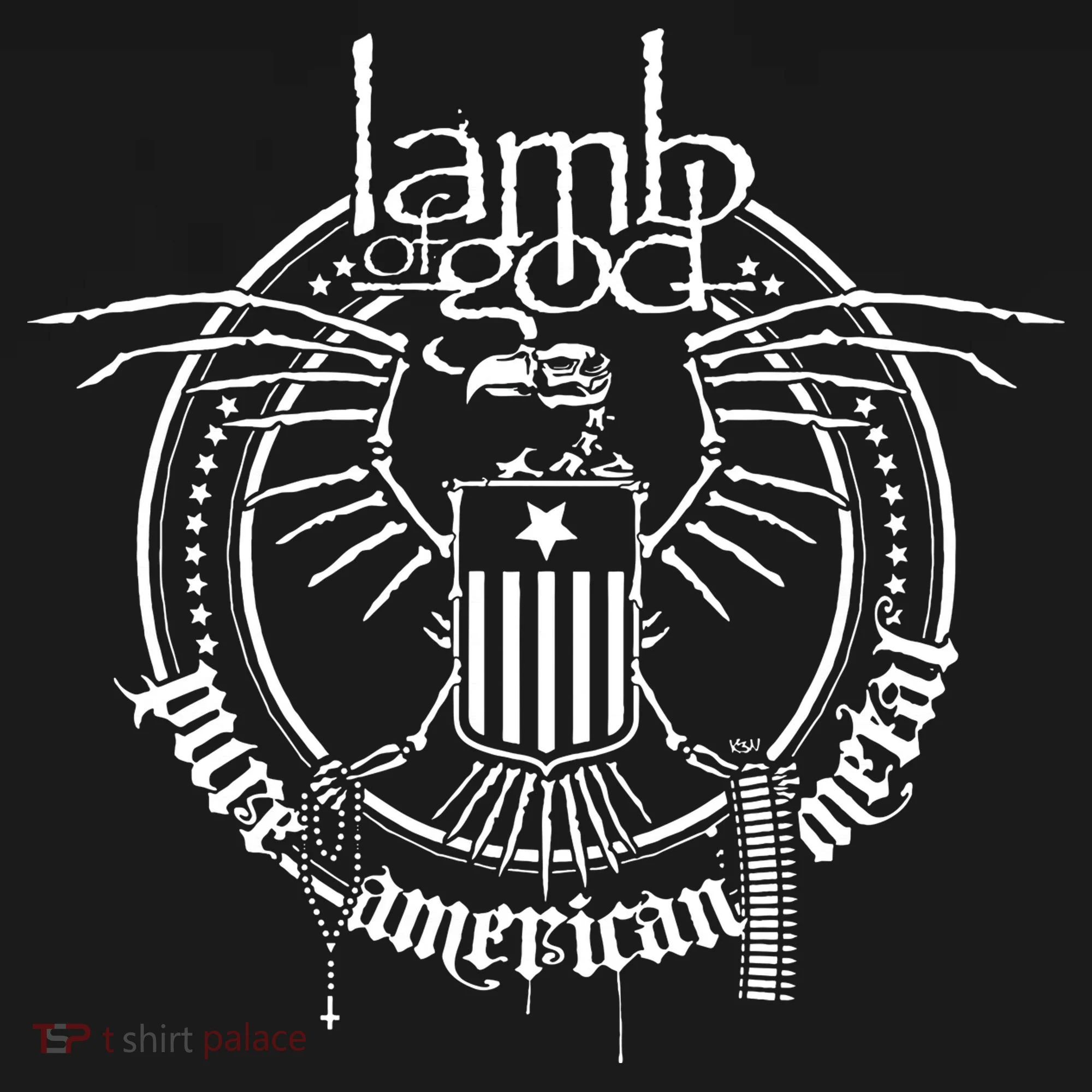 Lamb of God – Skeleton Eagle Mousepad
