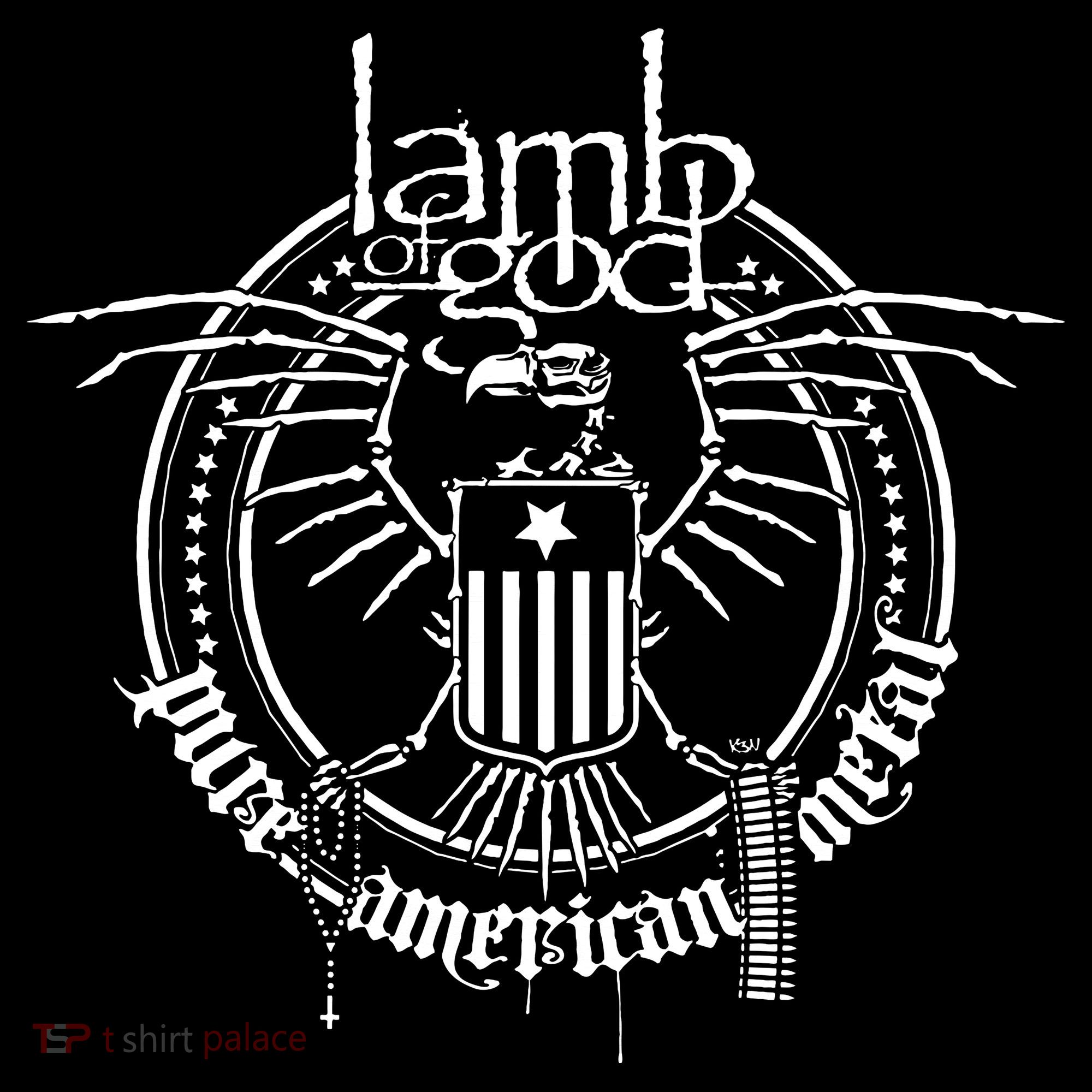 Lamb of God – Skeleton Eagle Women's Long Sleeve Shirt