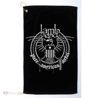 L.A.M.B Of G.O.D Skeleton Eagle Golf Towel thumb 0