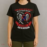 Loss Of Grandson Chd Awareness Month Heart Disease T-Shirt thumb 4