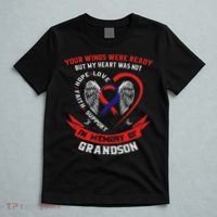 Loss Of Grandson Chd Awareness Month Heart Disease T-Shirt thumb 5