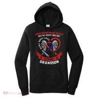 Loss Of Grandson Chd Awareness Month Heart Disease Women's Hoodie thumb 0
