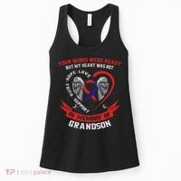 Loss Of Grandson Chd Awareness Month Heart Disease Women's Tank Top thumb 0