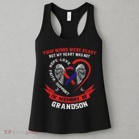 Loss Of Grandson Chd Awareness Month Heart Disease Women's Tank Top thumb 3