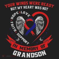 Loss Of Grandson Chd Awareness Month Heart Disease Hat thumb 2