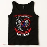 Loss Of Grandson Chd Awareness Month Heart Disease Tank Top thumb 2