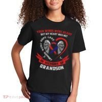 Loss Of Grandson Chd Awareness Month Heart Disease Kids T-Shirt thumb 2
