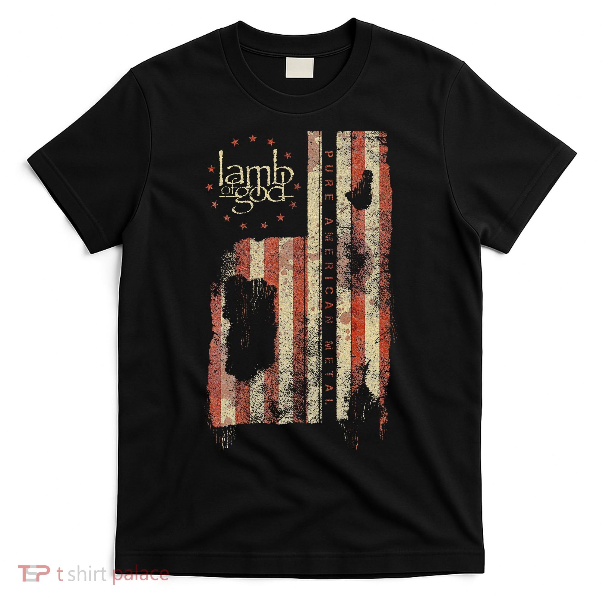 Lamb of God – Pure American Metal Flag T-Shirt