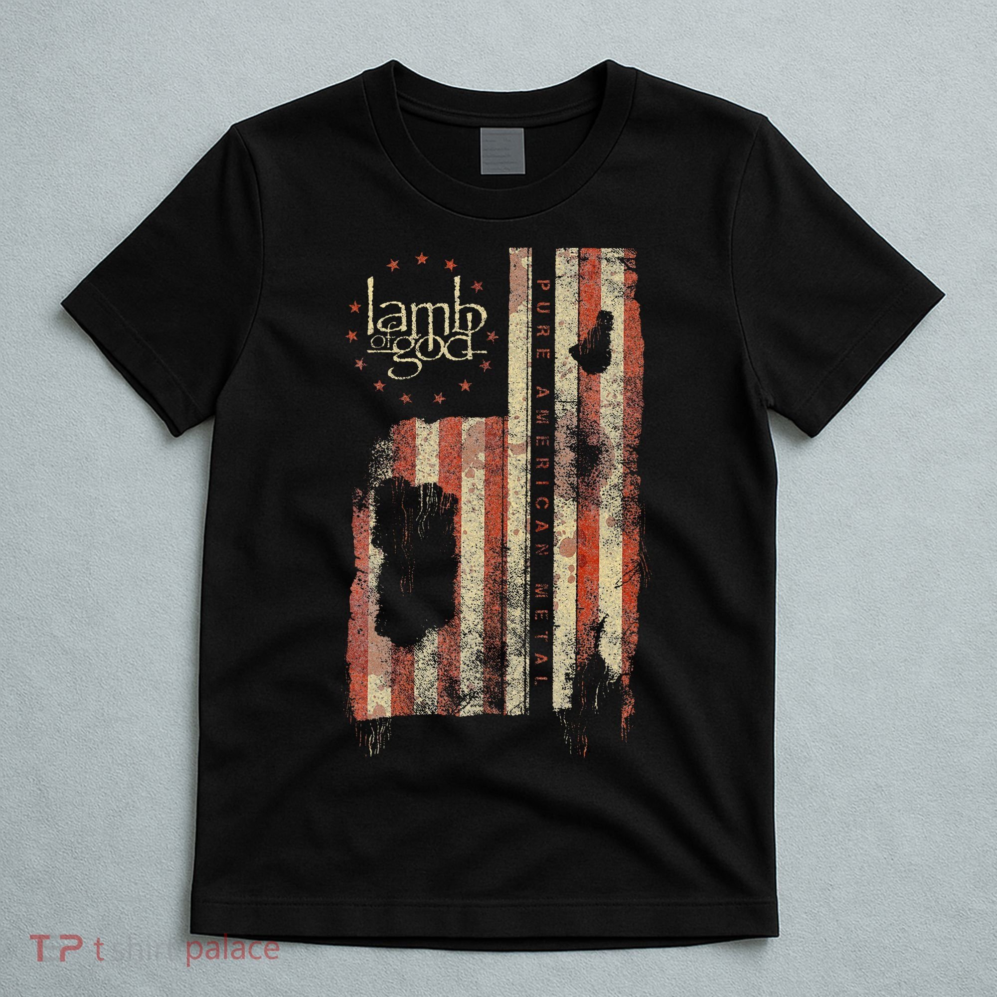 Lamb of God – Pure American Metal Flag T-Shirt