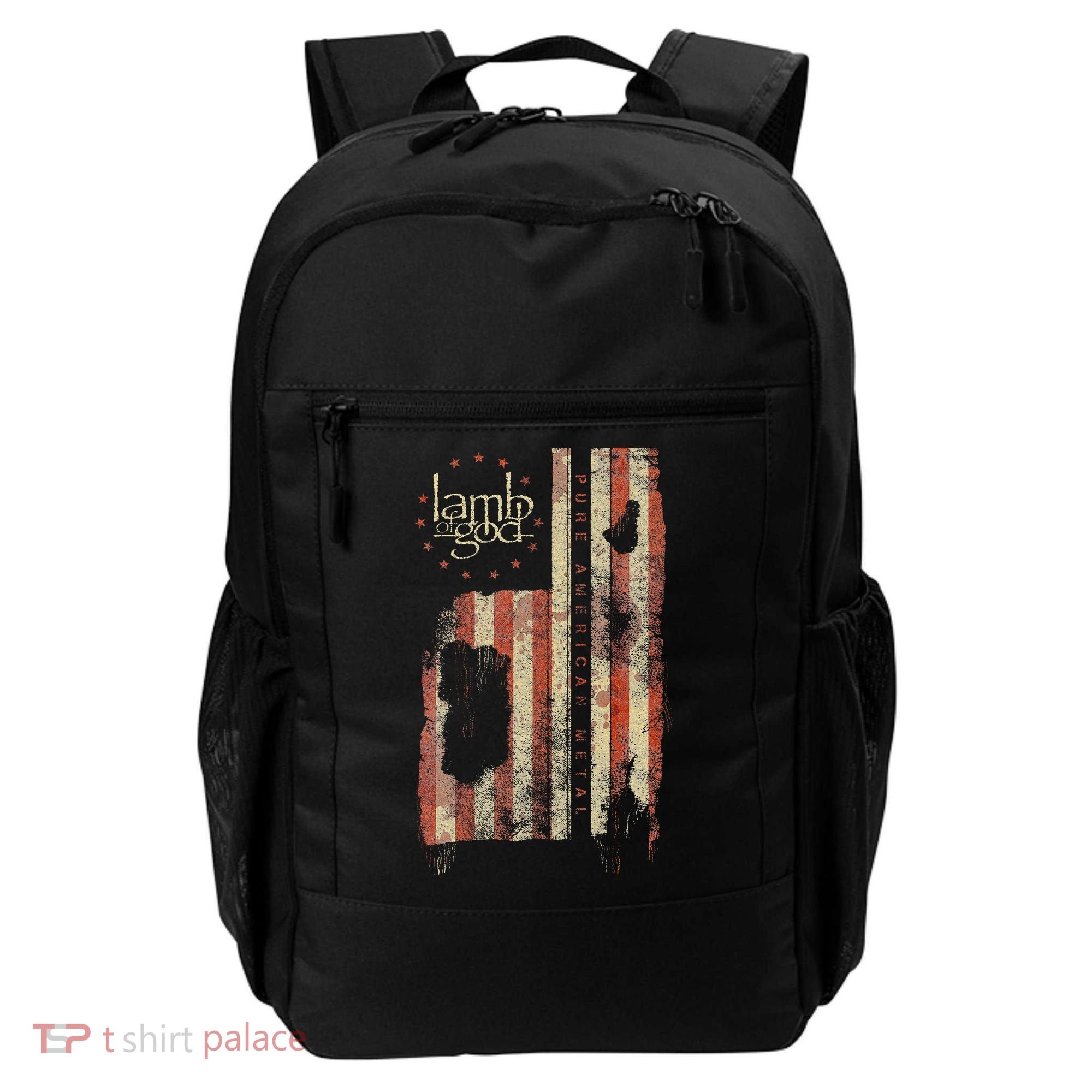 Lamb of God – Pure American Metal Flag Backpack